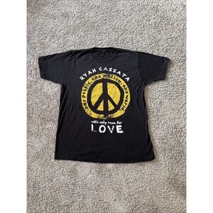 Ryan Cassata LGBTQ 🏳️🌈 Peace Sign T Tee shirt Adult L‎ Large